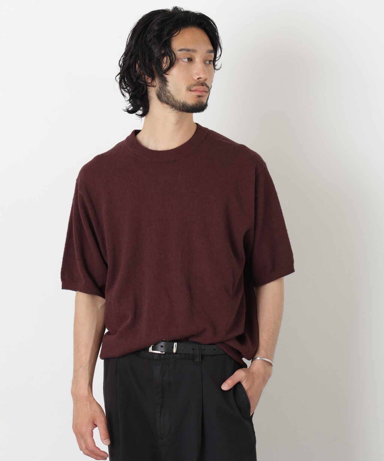 C/Ny ブークレ クルーネックニットTEE 6686122211