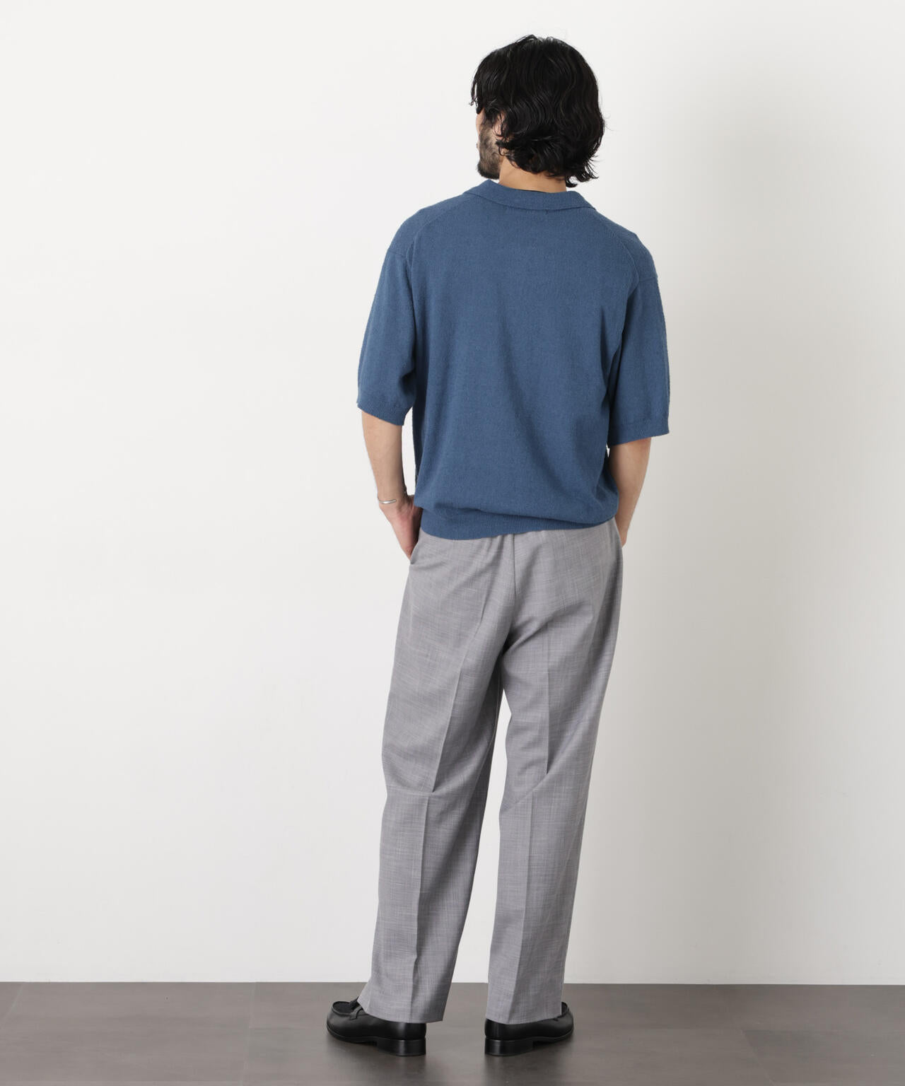 C/Ny ブークレ ニットポロシャツ 6686122212