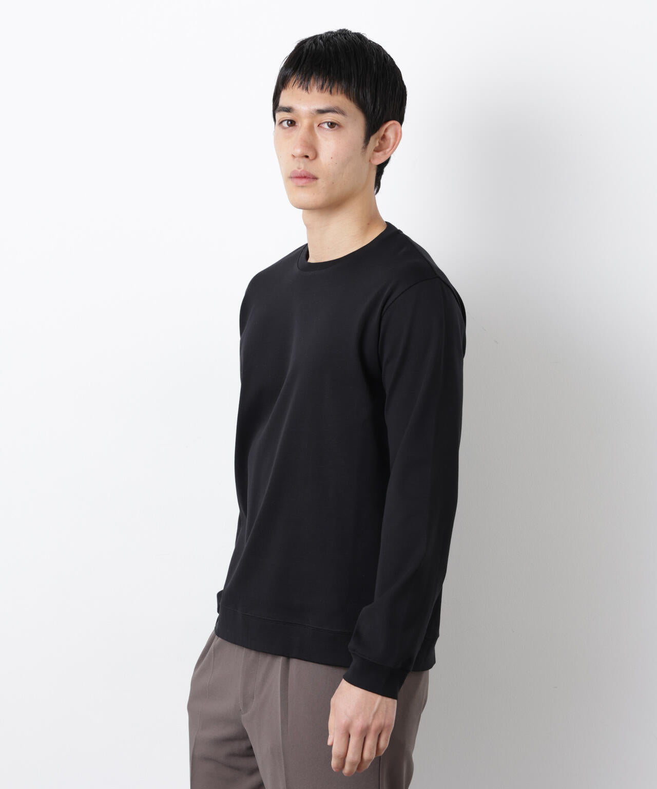 「FORMAL JERSEY」クルーネックカットソー長袖 6686123201