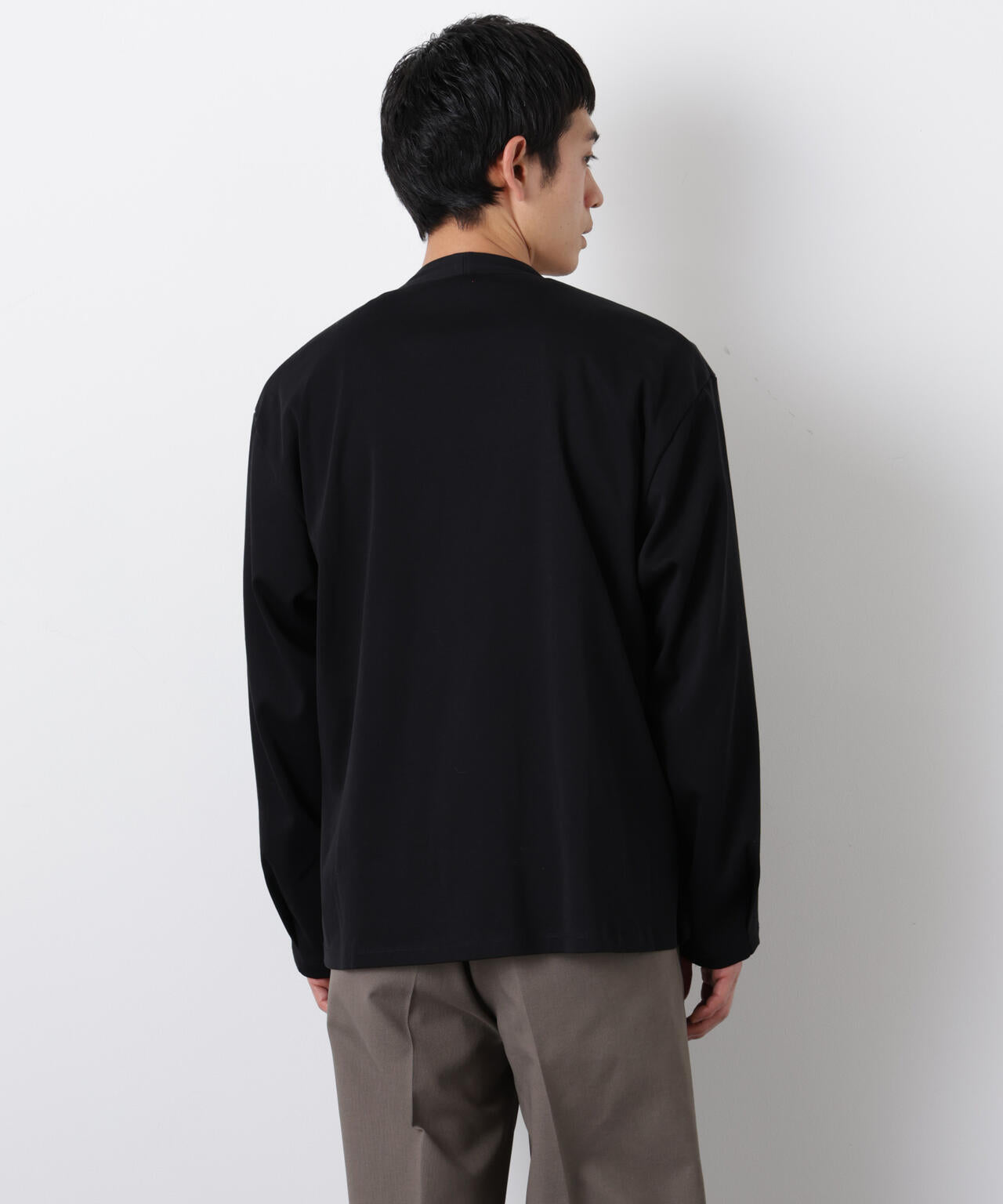 「FORMAL JERSEY」ノーカラーカーディガン 6686123203