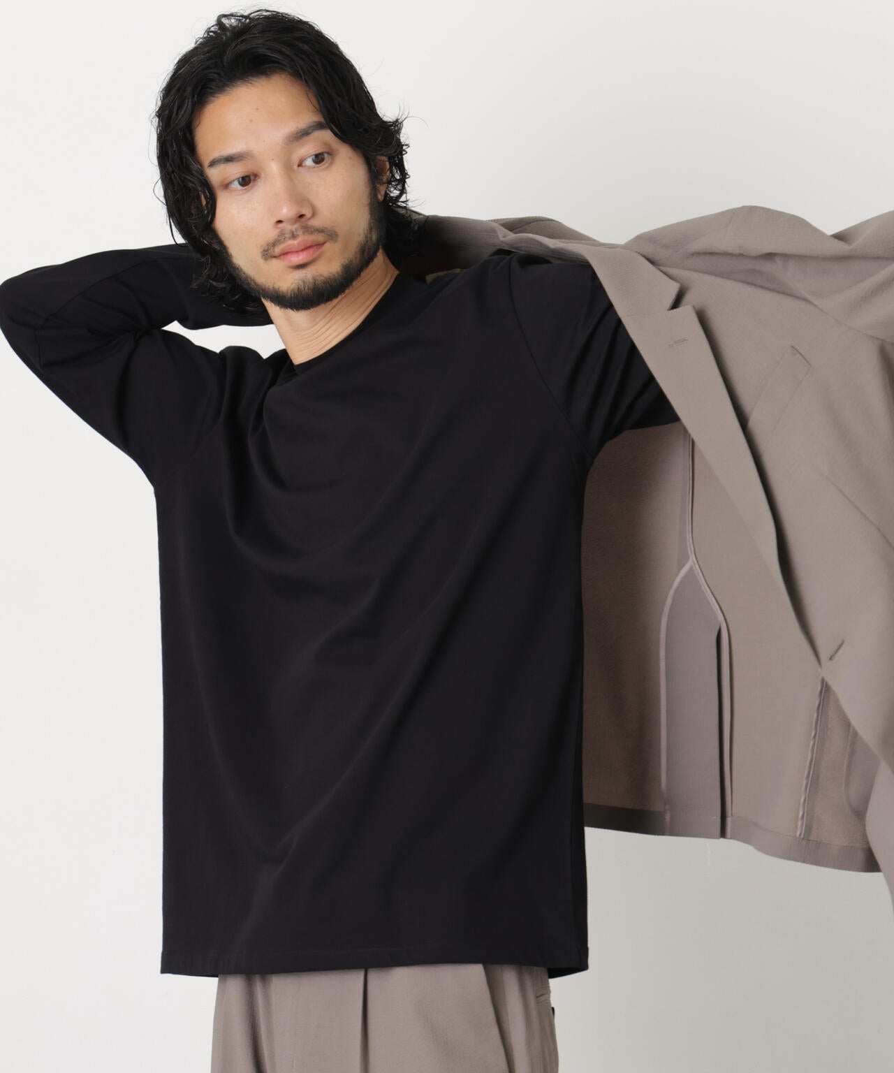 ジャケT(R) クルーネック 長袖 6686123215