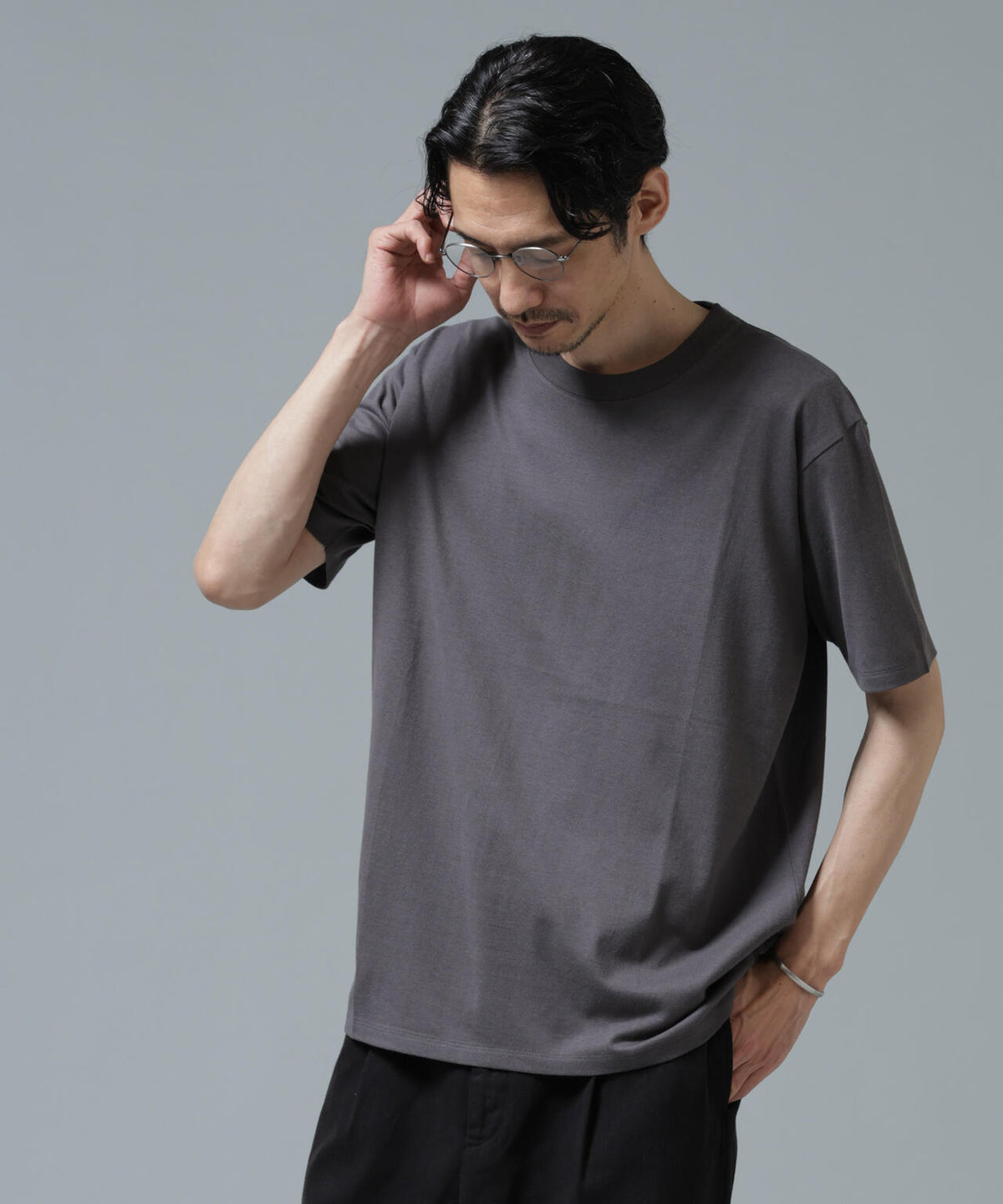 Anti Soaked(R) 汗染み防止 ライトウェイト 5.6oz ミドルシルエットTシャツ 6686124208