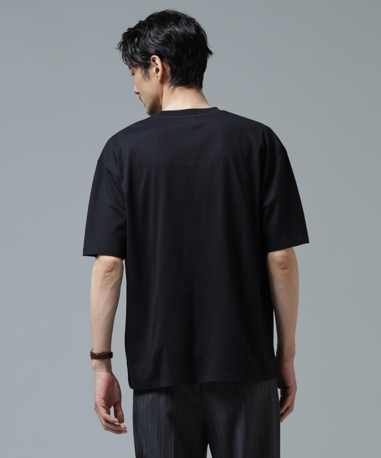 「Brooks Brothers別注」Anti Soaked(R) 汗染み防止 クルーネック ビッグシルエットTシャツ 6686124213