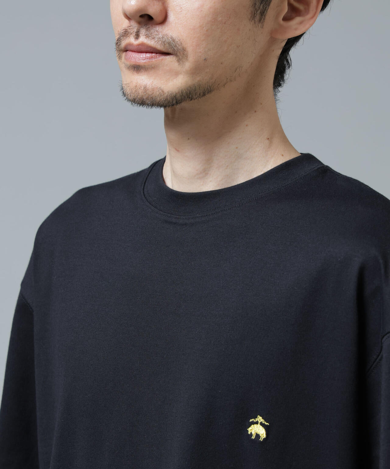 「Brooks Brothers別注」Anti Soaked(R) 汗染み防止 クルーネック ビッグシルエットTシャツ 6686124213