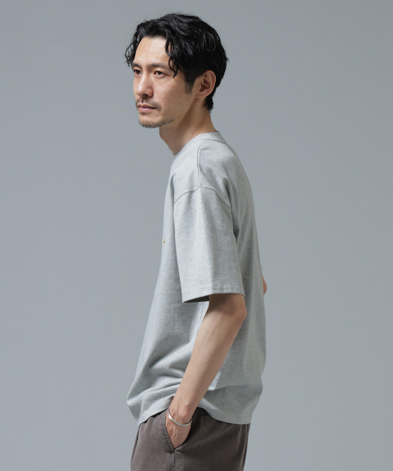 「Brooks Brothers別注」Anti Soaked(R) 汗染み防止 クルーネック ビッグシルエットTシャツ 6686124213