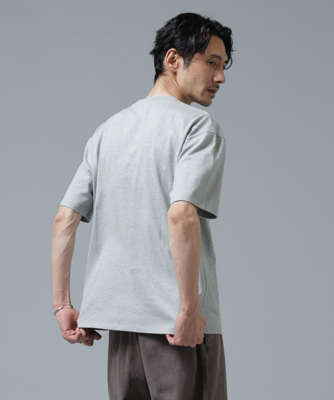 「Brooks Brothers別注」Anti Soaked(R) 汗染み防止 クルーネック ビッグシルエットTシャツ 6686124213