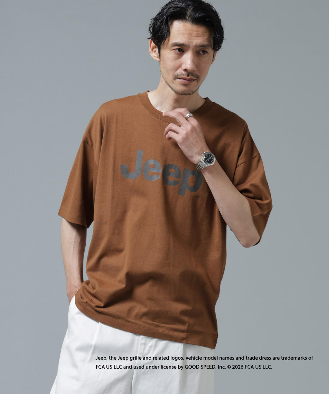 GOOD ROCK SPEED×Anti Soaked(R) 汗染み防止 ジープ Tシャツ 6686124214