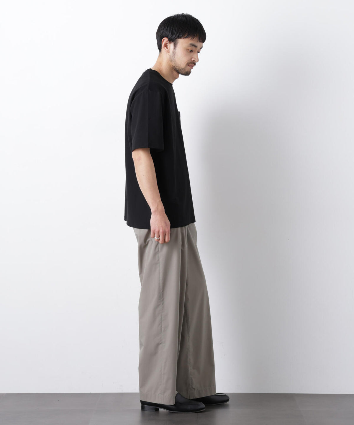 「Meaningful Continuity」coveross(R) ツイル調 冷感プレーティング天竺 ポケットTシャツ 6686124224