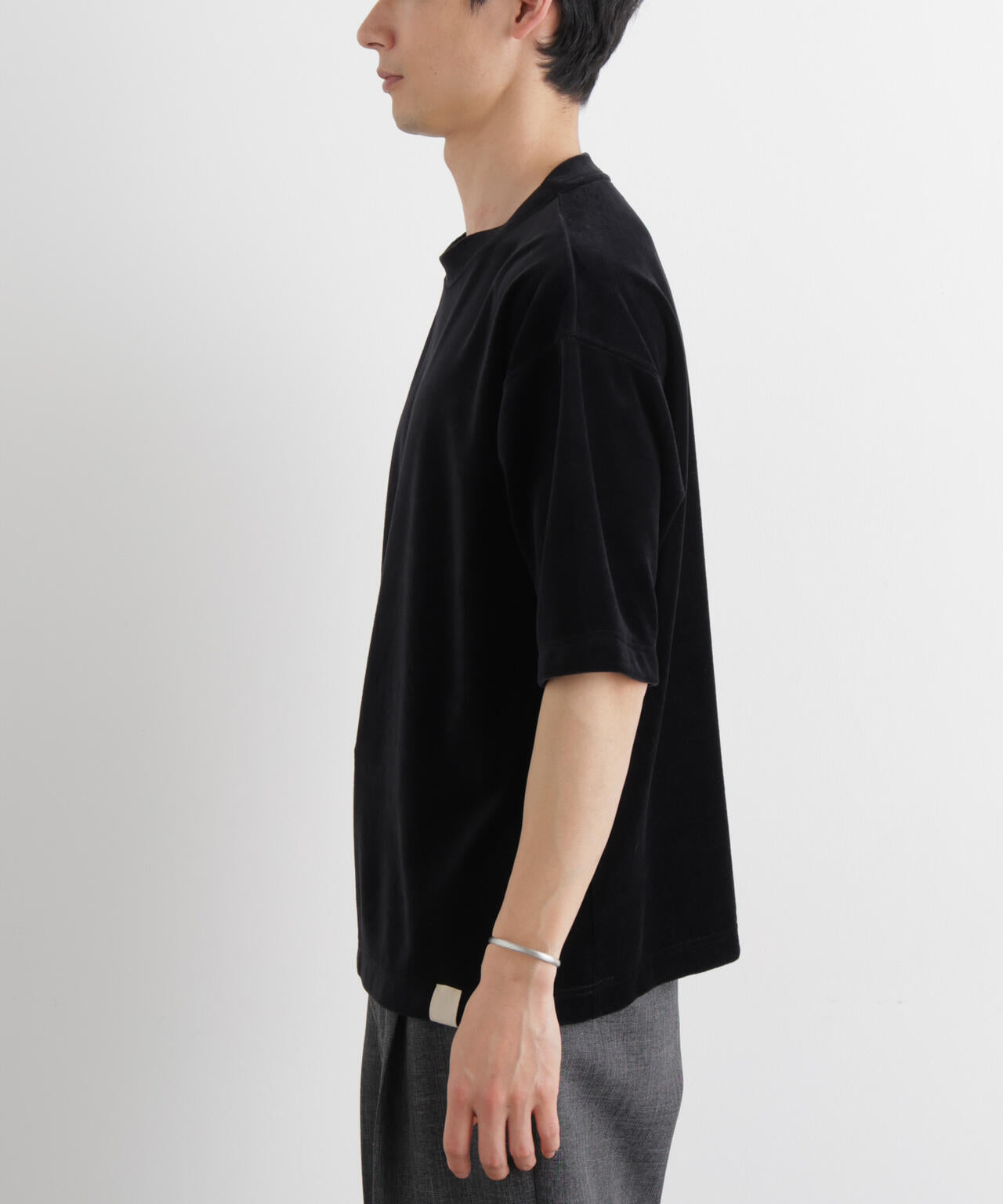 ベロア クルーネック Tシャツ 半袖 6686124226
