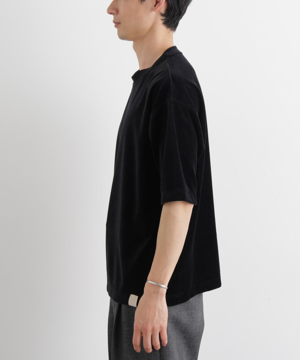 ベロア クルーネック Tシャツ 半袖 6686124226