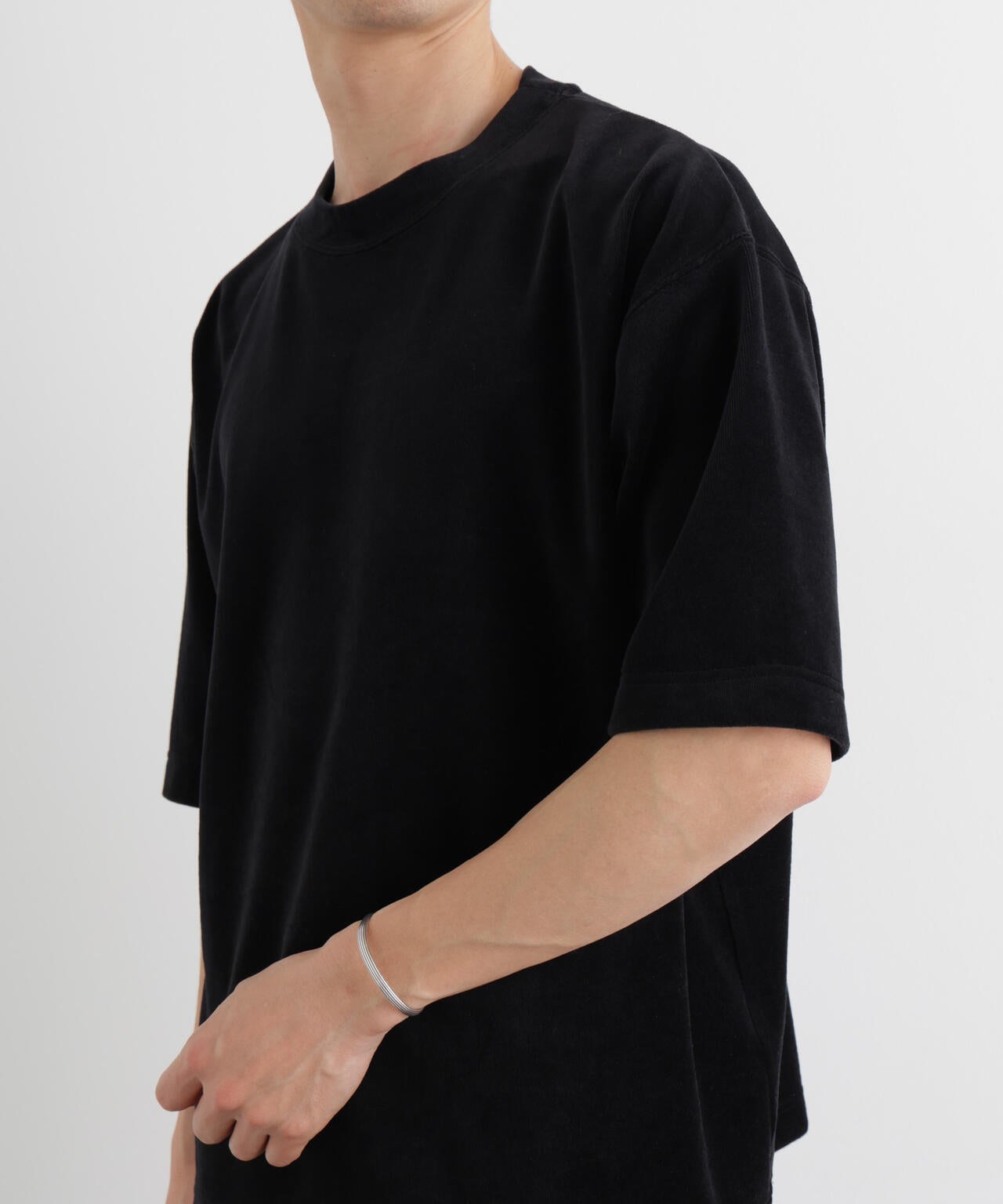 ベロア クルーネック Tシャツ 半袖 6686124226