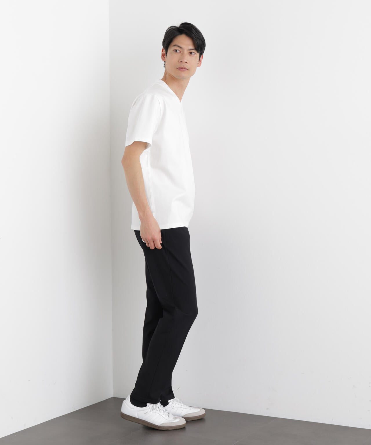 ジャケT(R)プレミアム Vネック 半袖 6686124230