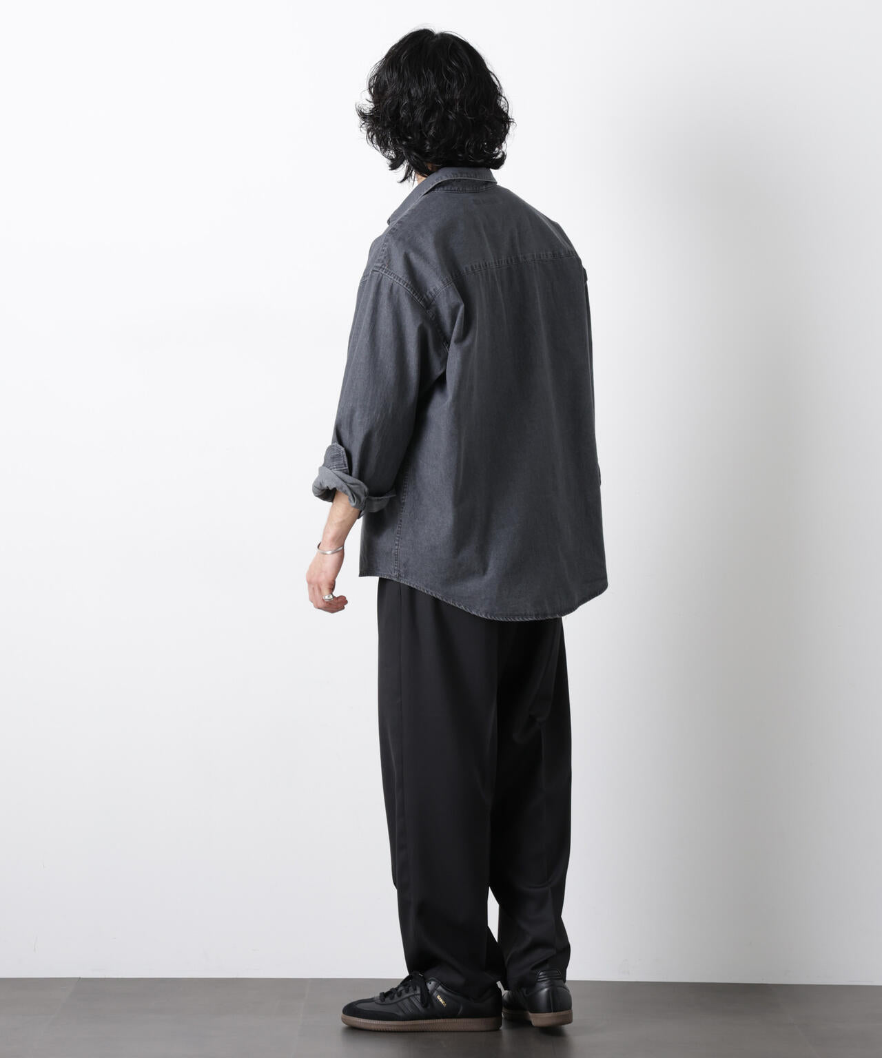 「大人のワイドパンツ」ドライギャバワイドイージースラックス 6686127201