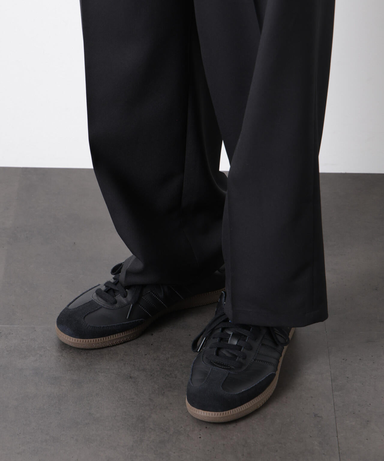 「大人のワイドパンツ」ドライギャバワイドイージースラックス 6686127201