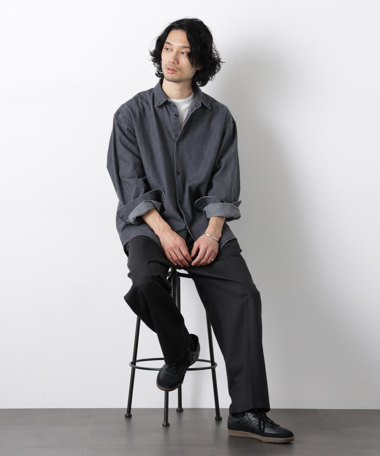 「大人のワイドパンツ」ドライギャバワイドイージースラックス 6686127201