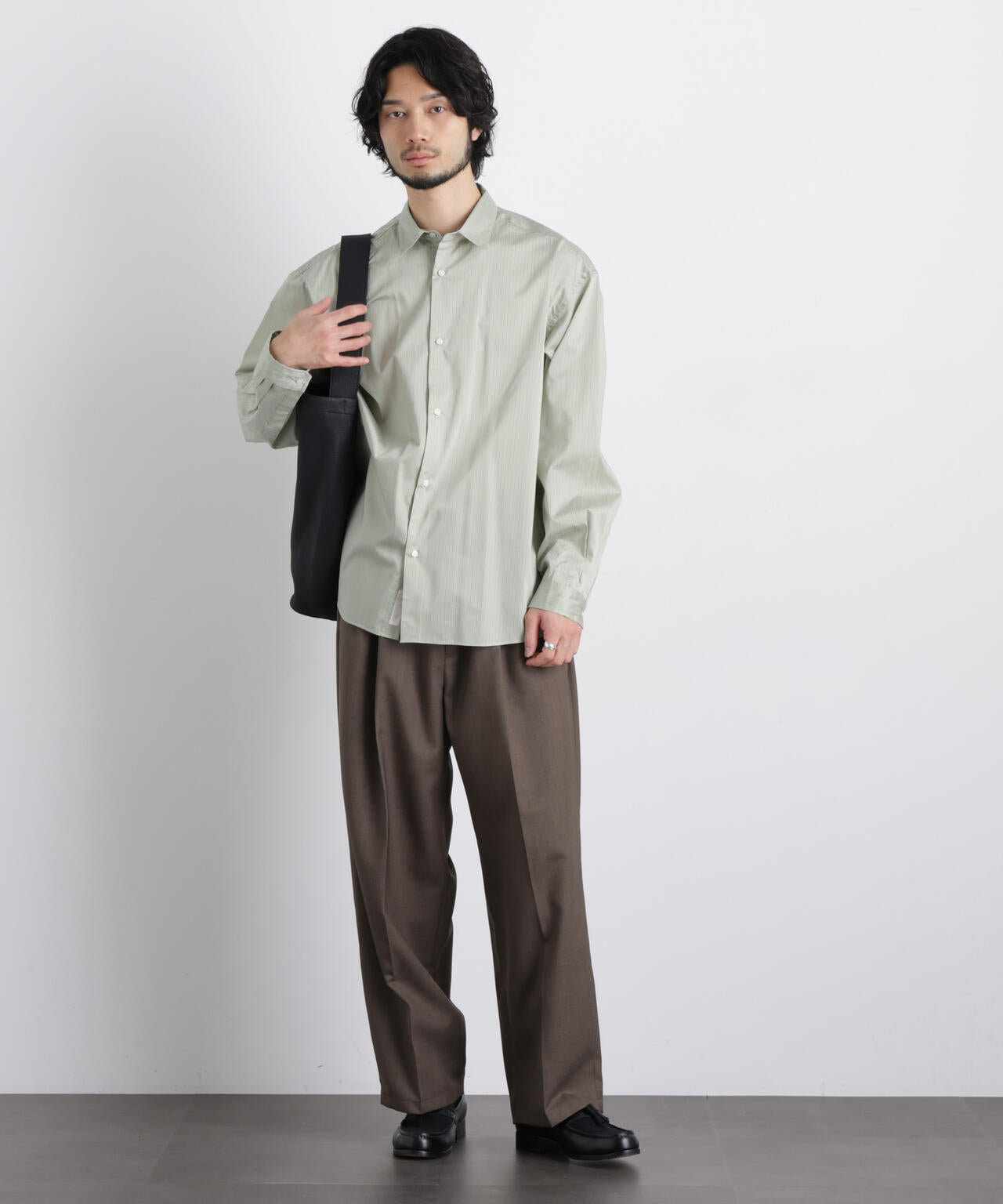 「大人のワイドパンツ」ドライギャバワイドイージースラックス 6686127201