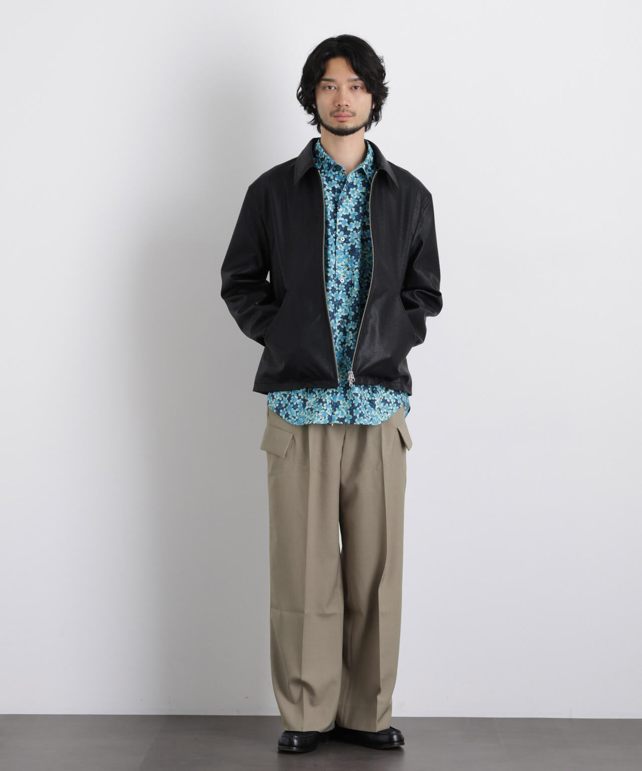 「Gavante」ドライギャバワイドカーゴパンツ 6686127216