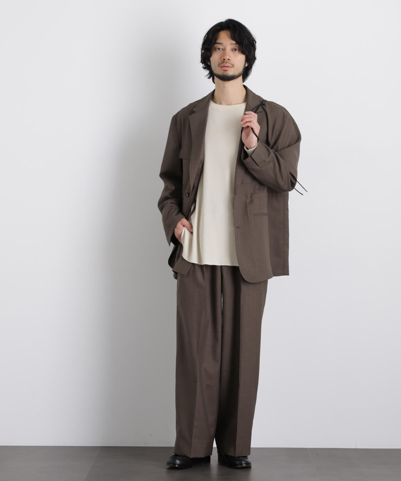 「Gavante」ドライギャバワイドカーゴパンツ 6686127216