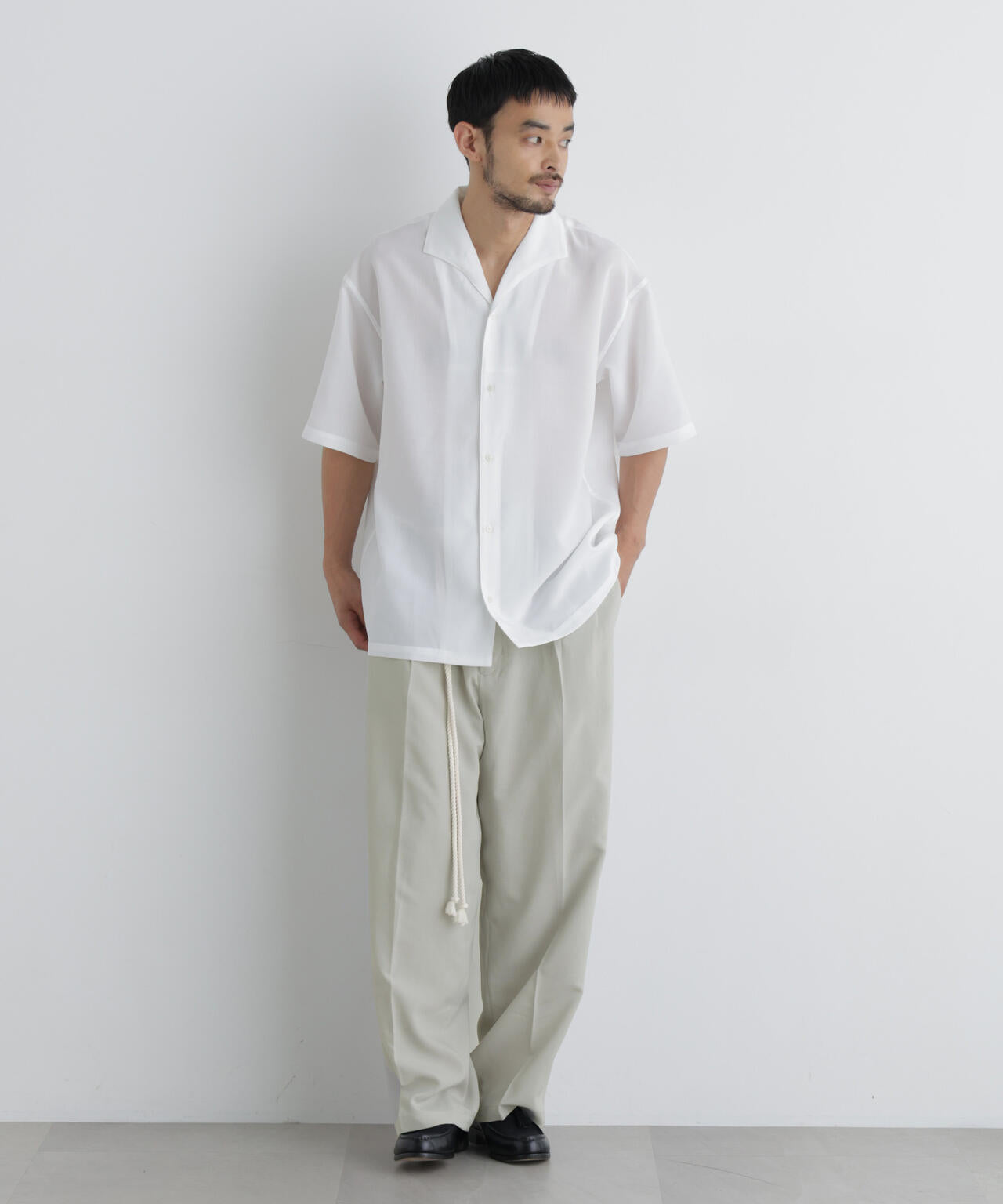 「メランジドライ」ワイドスラックス(セットアップ可) 6686127217