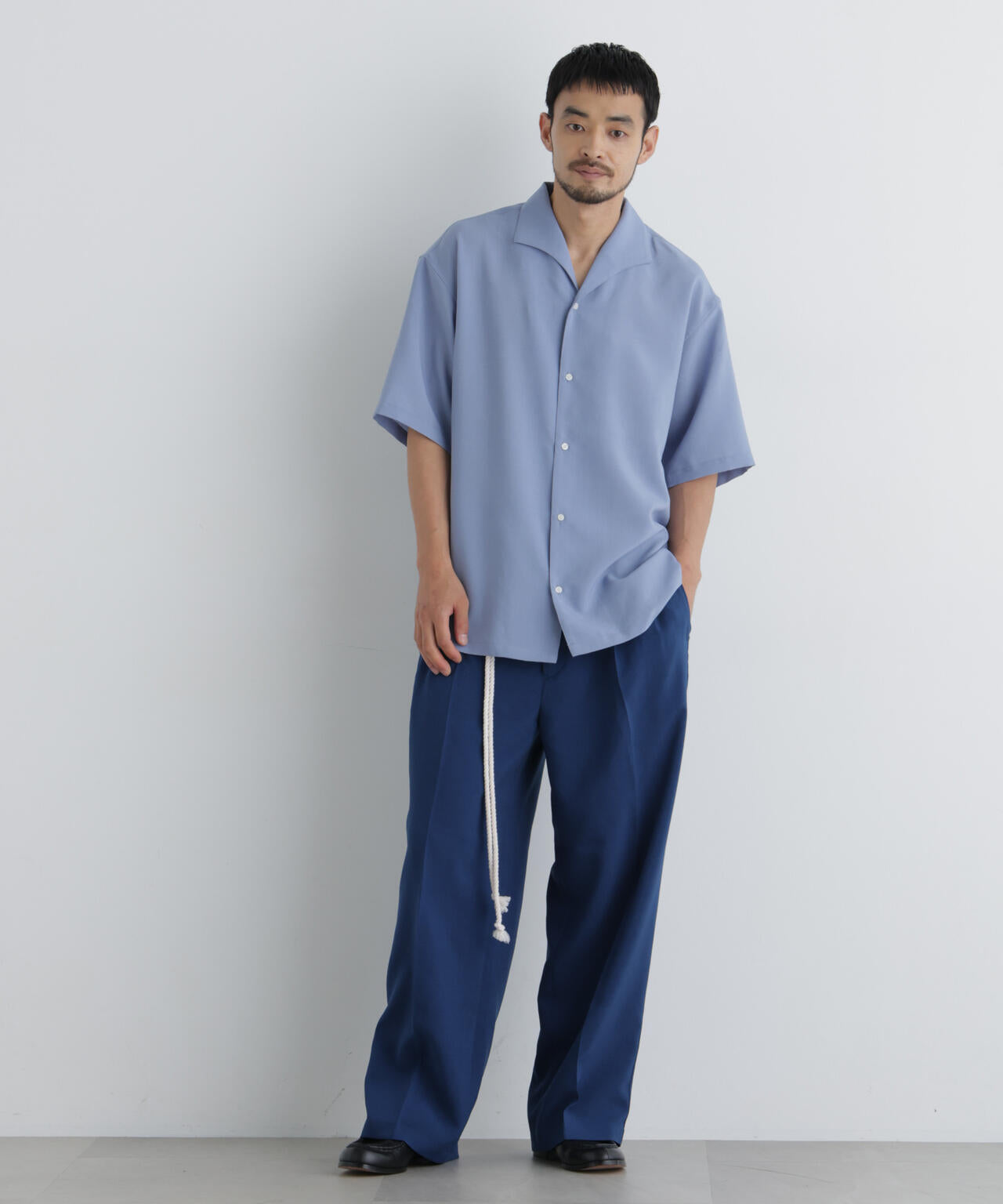 「メランジドライ」ワイドスラックス(セットアップ可) 6686127217