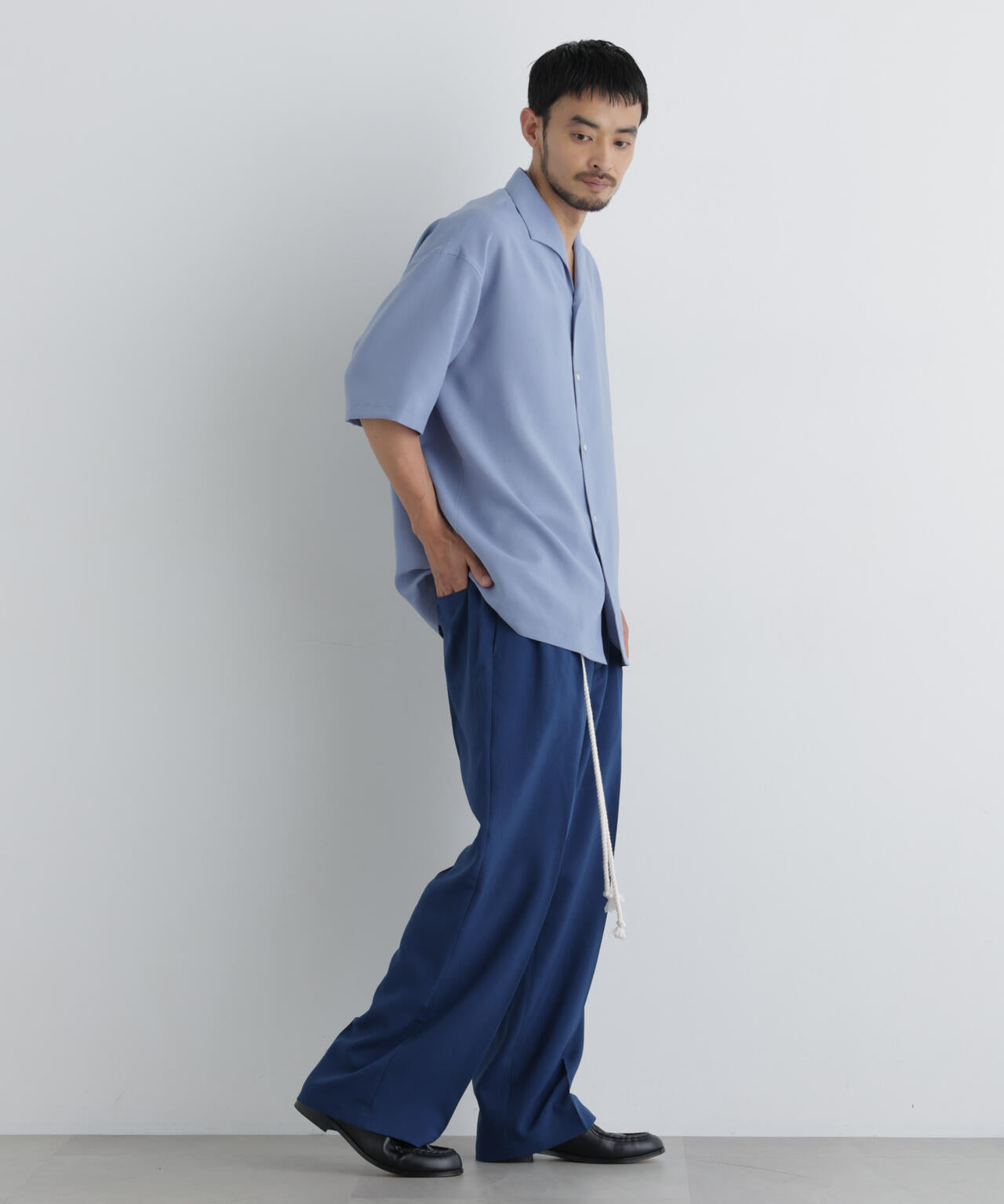 「メランジドライ」ワイドスラックス(セットアップ可) 6686127217