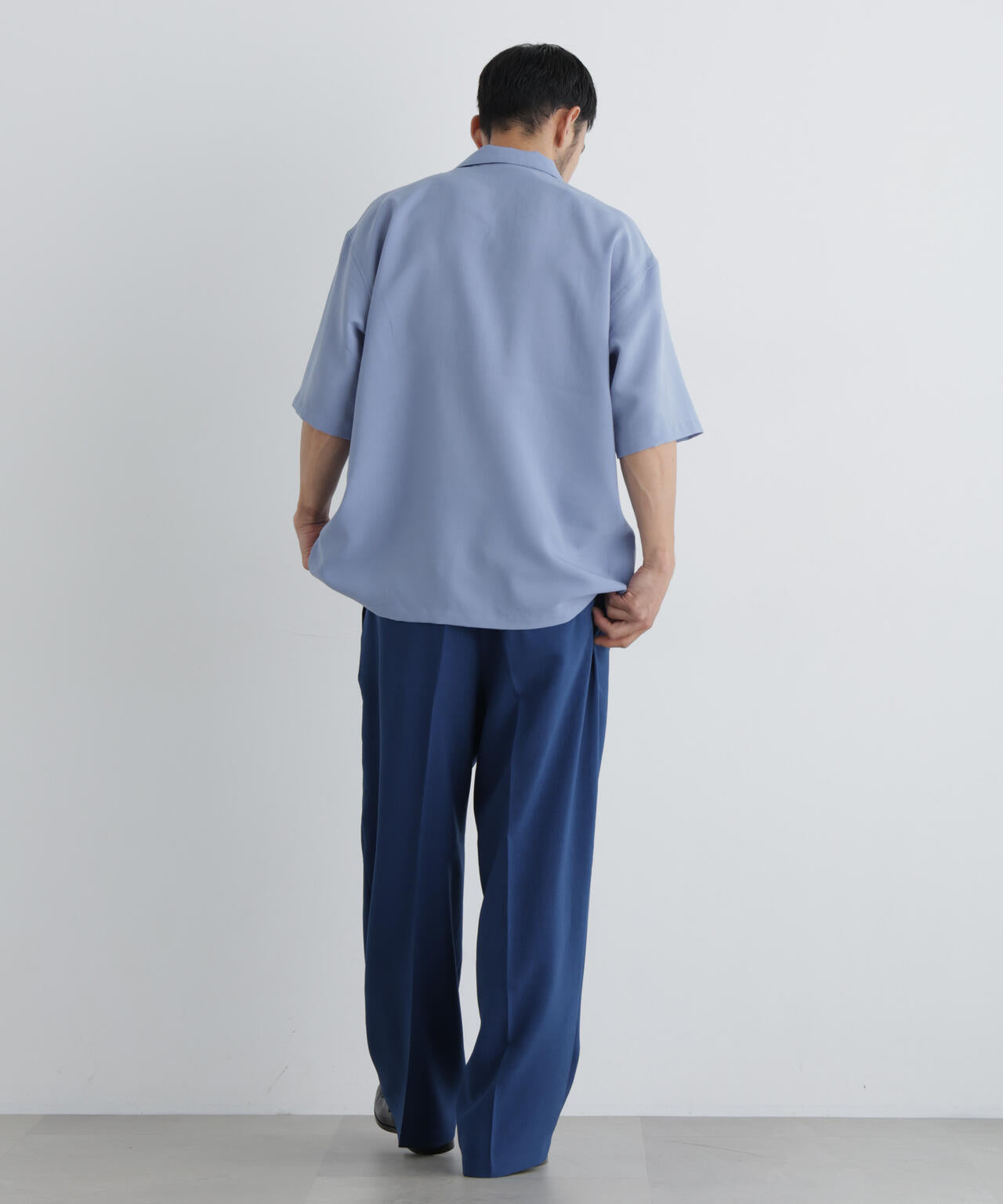 「メランジドライ」ワイドスラックス(セットアップ可) 6686127217