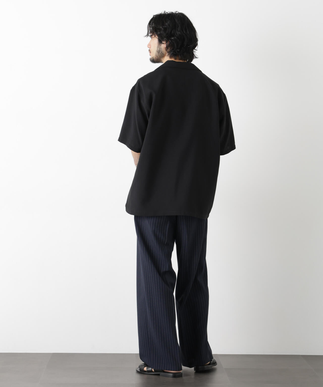 「メランジドライ」ワイドスラックス(セットアップ可) 6686127217