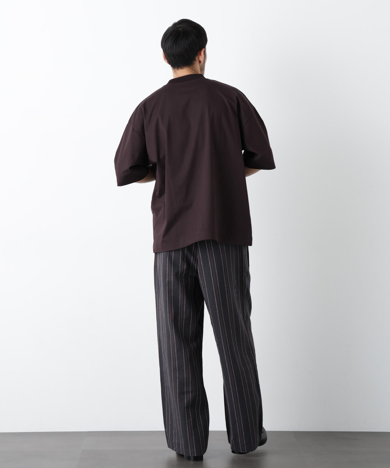 「FRENCH LINEN」 ストライプスラックス 6686127218
