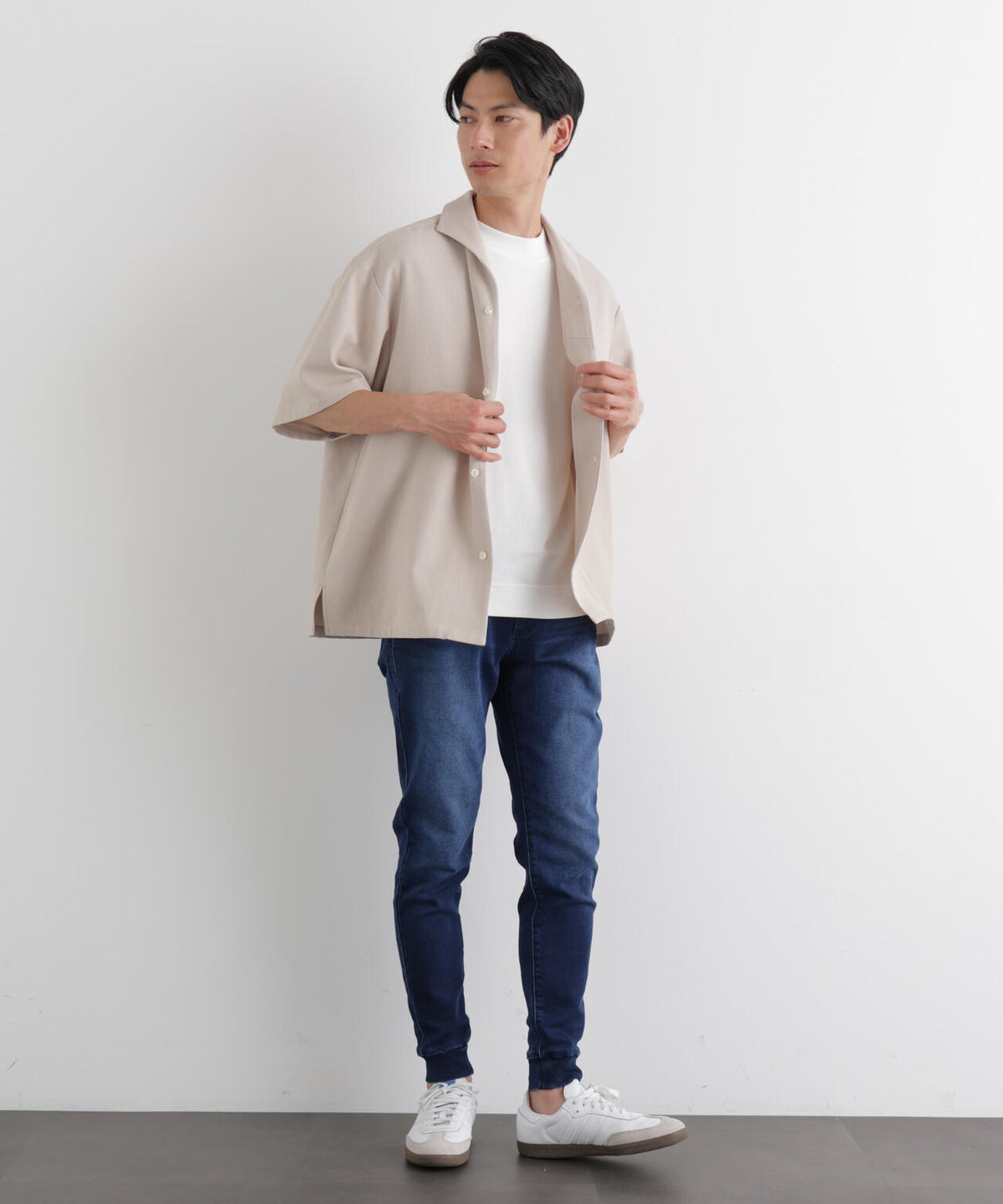「Meaningful Continuity」 ストレッチデニムジョガーパンツ 6686127220