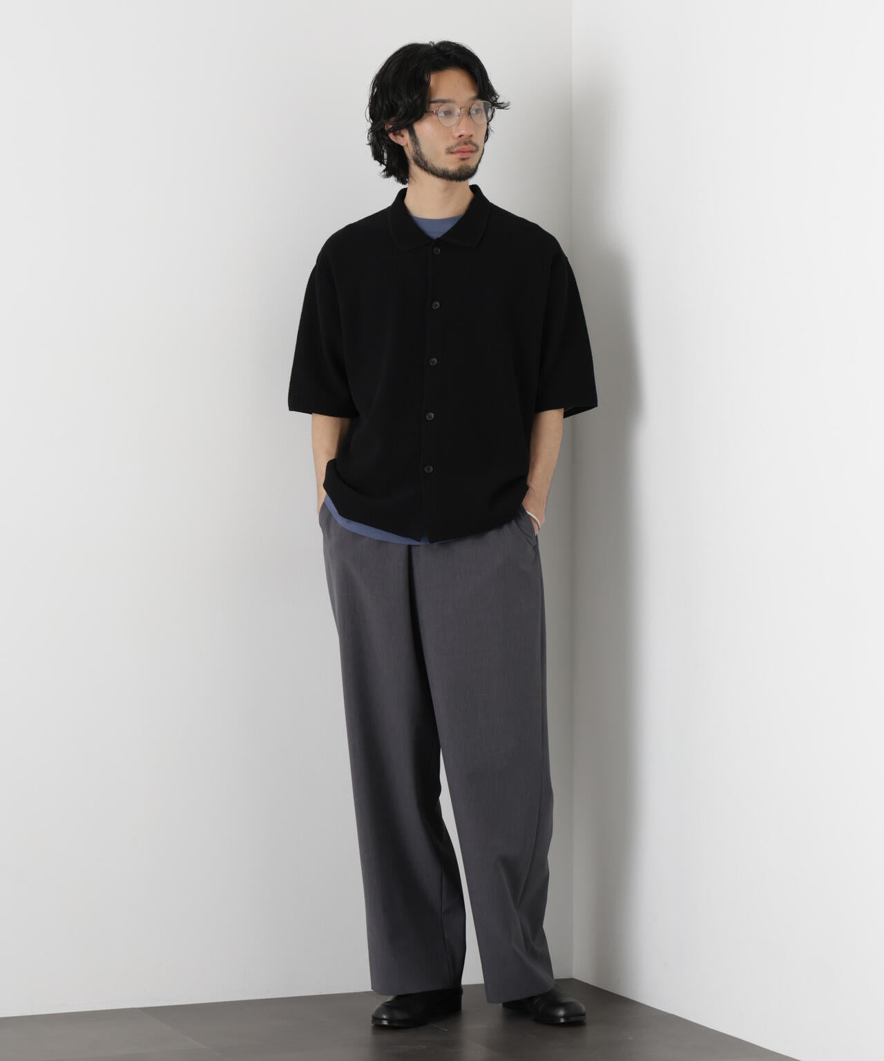 「OtoNANO」大人のワイドパンツ Reflax(R) ECOウエザークロスパンツ 6686127222