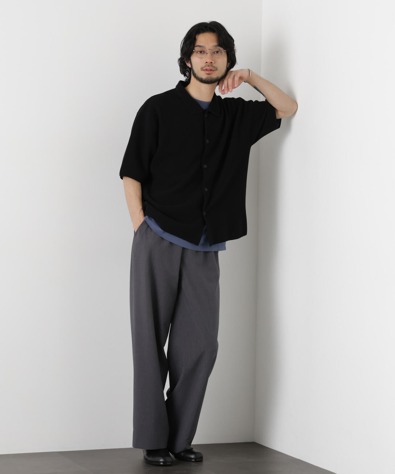 「OtoNANO」大人のワイドパンツ Reflax(R) ECOウエザークロスパンツ 6686127222