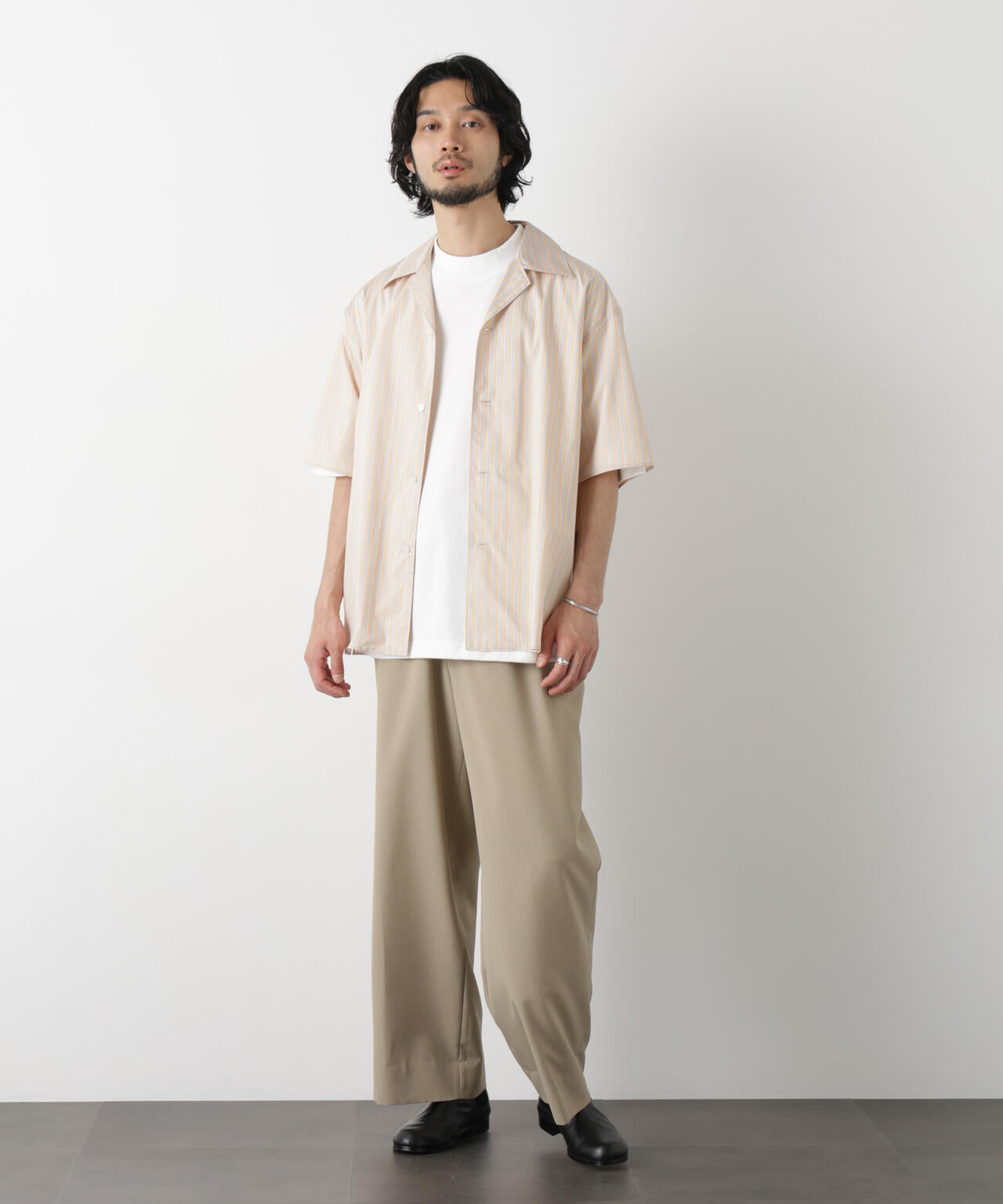 「OtoNANO」大人のワイドパンツ Reflax(R) ECOウエザークロスパンツ 6686127222