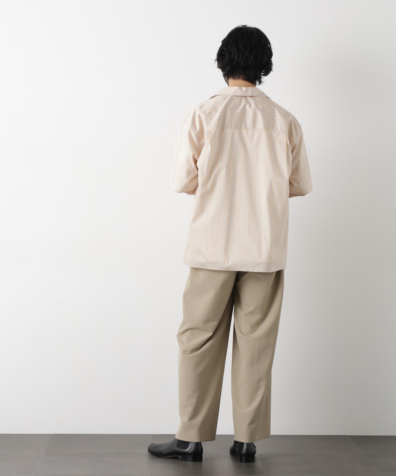 「OtoNANO」大人のワイドパンツ Reflax(R) ECOウエザークロスパンツ 6686127222
