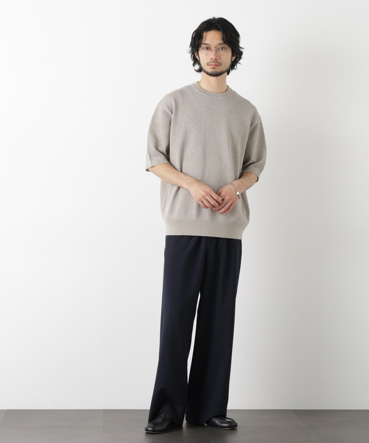 「OtoNANO」大人のワイドパンツ Reflax(R) ECOウエザークロスパンツ 6686127222