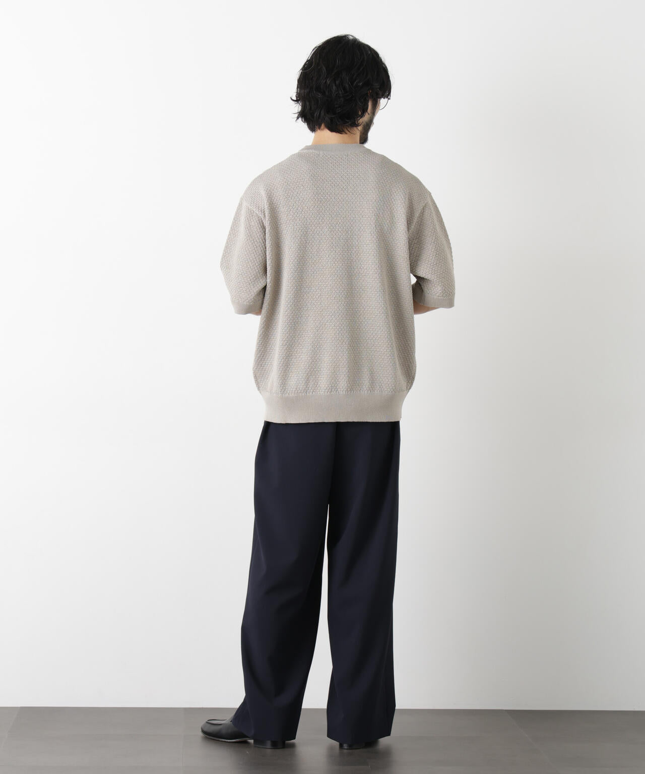 「OtoNANO」大人のワイドパンツ Reflax(R) ECOウエザークロスパンツ 6686127222