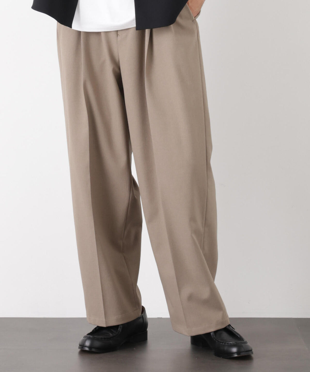 「OtoNANO」 大人のワイドパンツ Reflax(R) ドライオックス/吸水速乾(セットアップ可) 6686127233