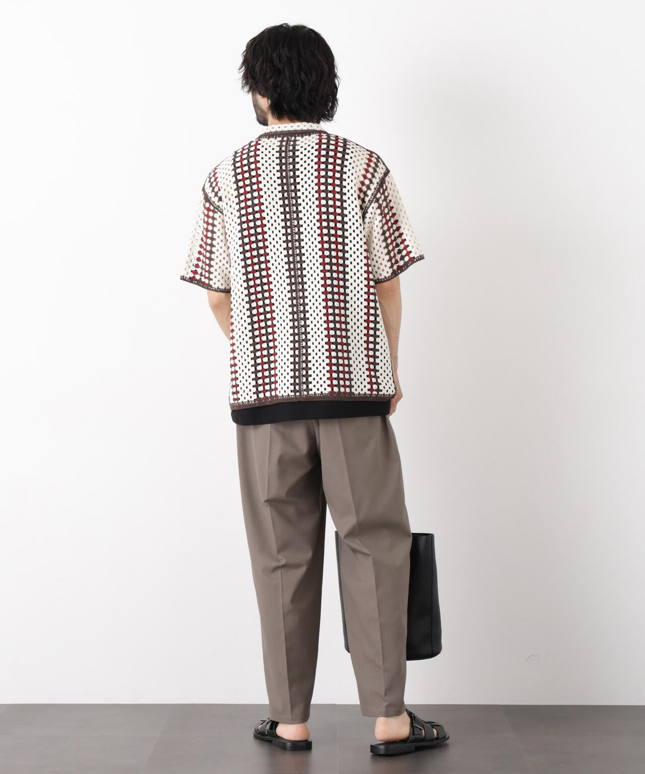 「OtoNANO」 大人のワイドパンツ Reflax(R) ドライオックス/吸水速乾(セットアップ可) 6686127233