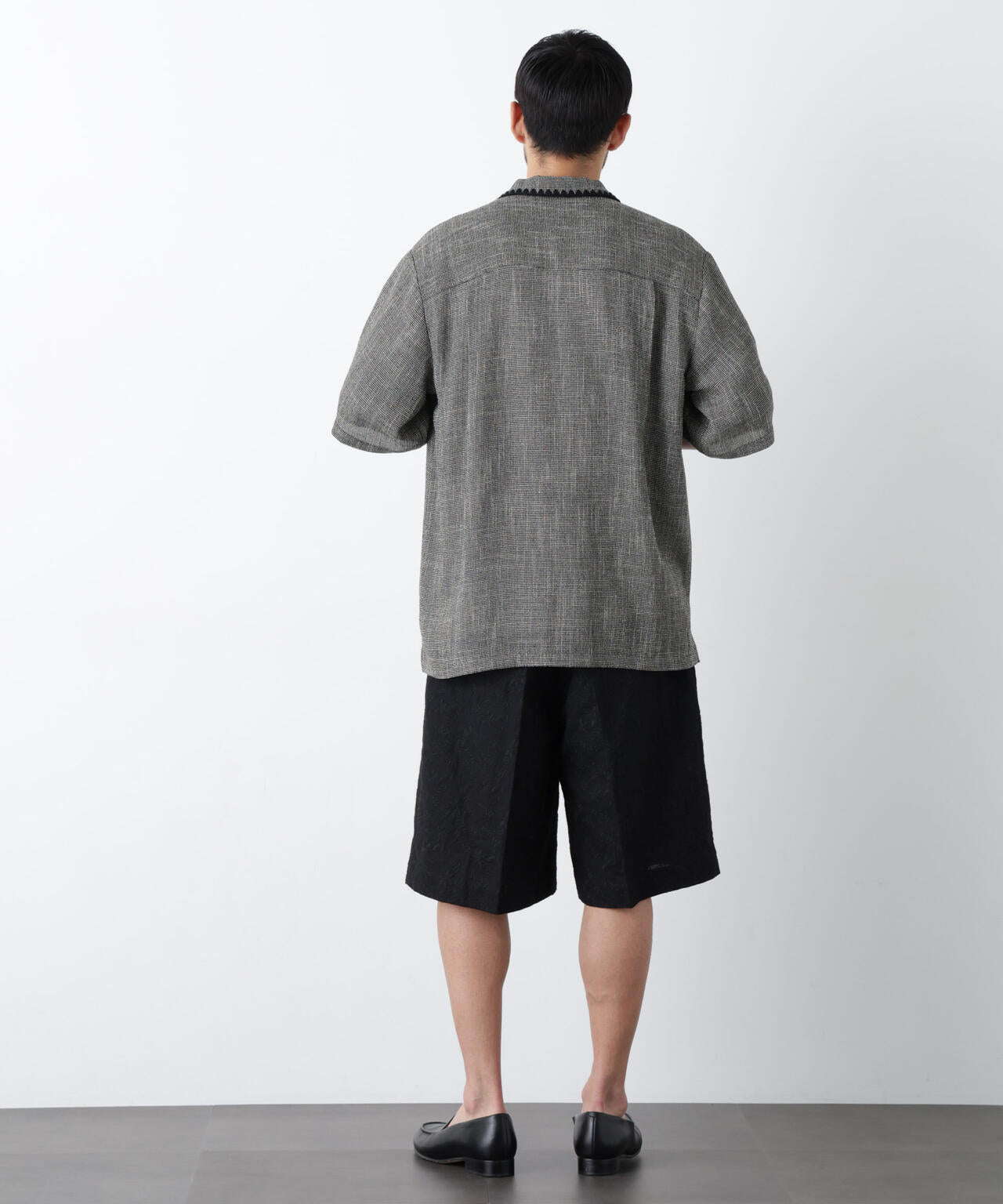 「OtoNANO」×masoret 総柄刺繍ショートパンツ(セットアップ可) 6686128203