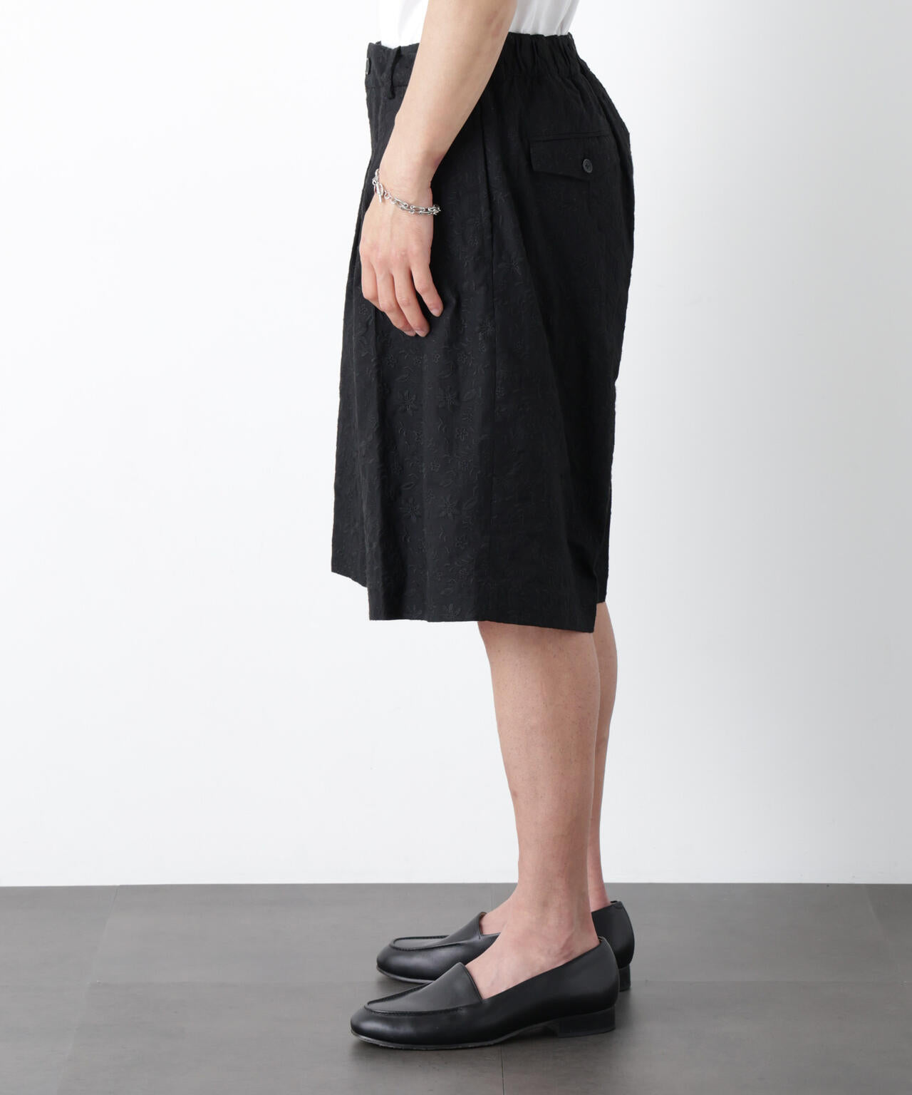 「OtoNANO」×masoret 総柄刺繍ショートパンツ(セットアップ可) 6686128203