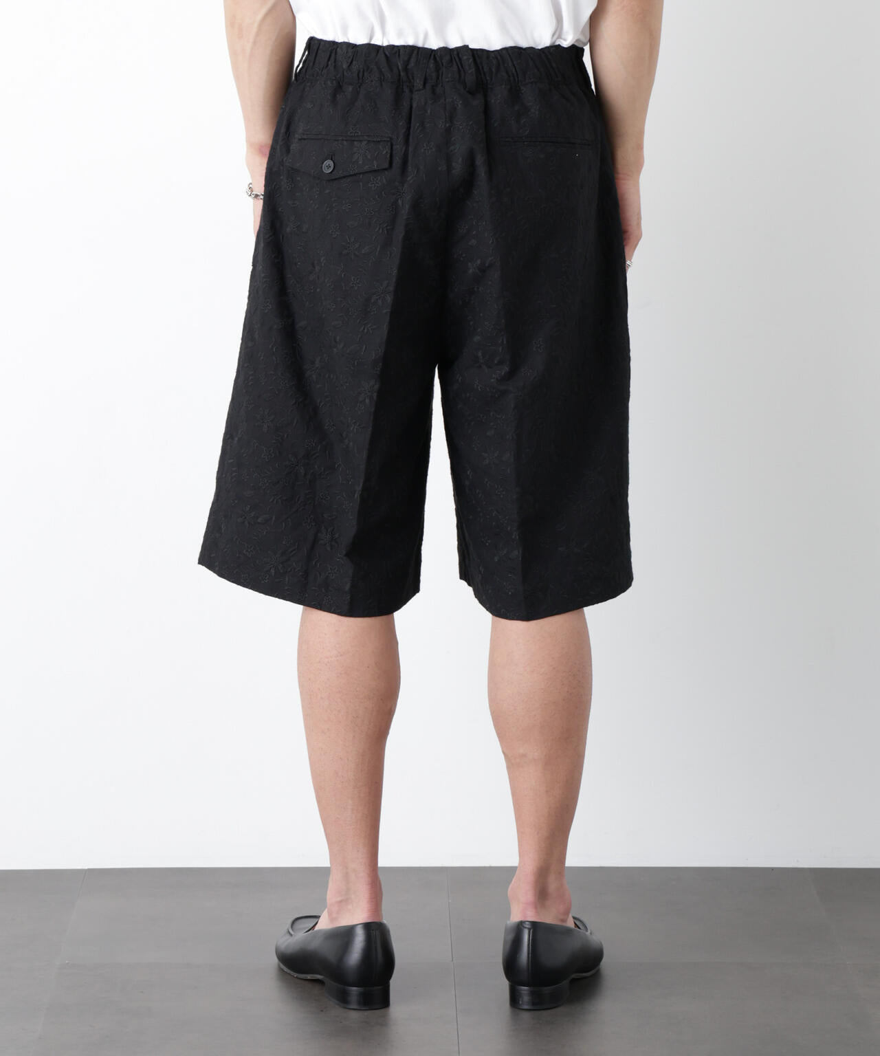 「OtoNANO」×masoret 総柄刺繍ショートパンツ(セットアップ可) 6686128203