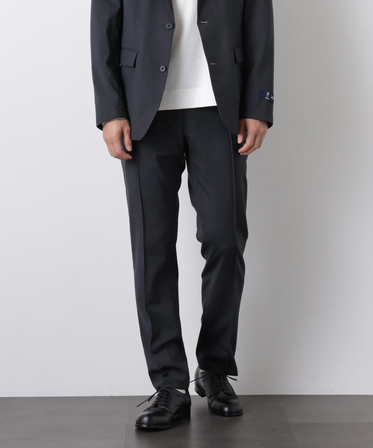 「DamerinoSelect」JAPANfabricウールストレッチパンツ(セットアップ可) 6686129201