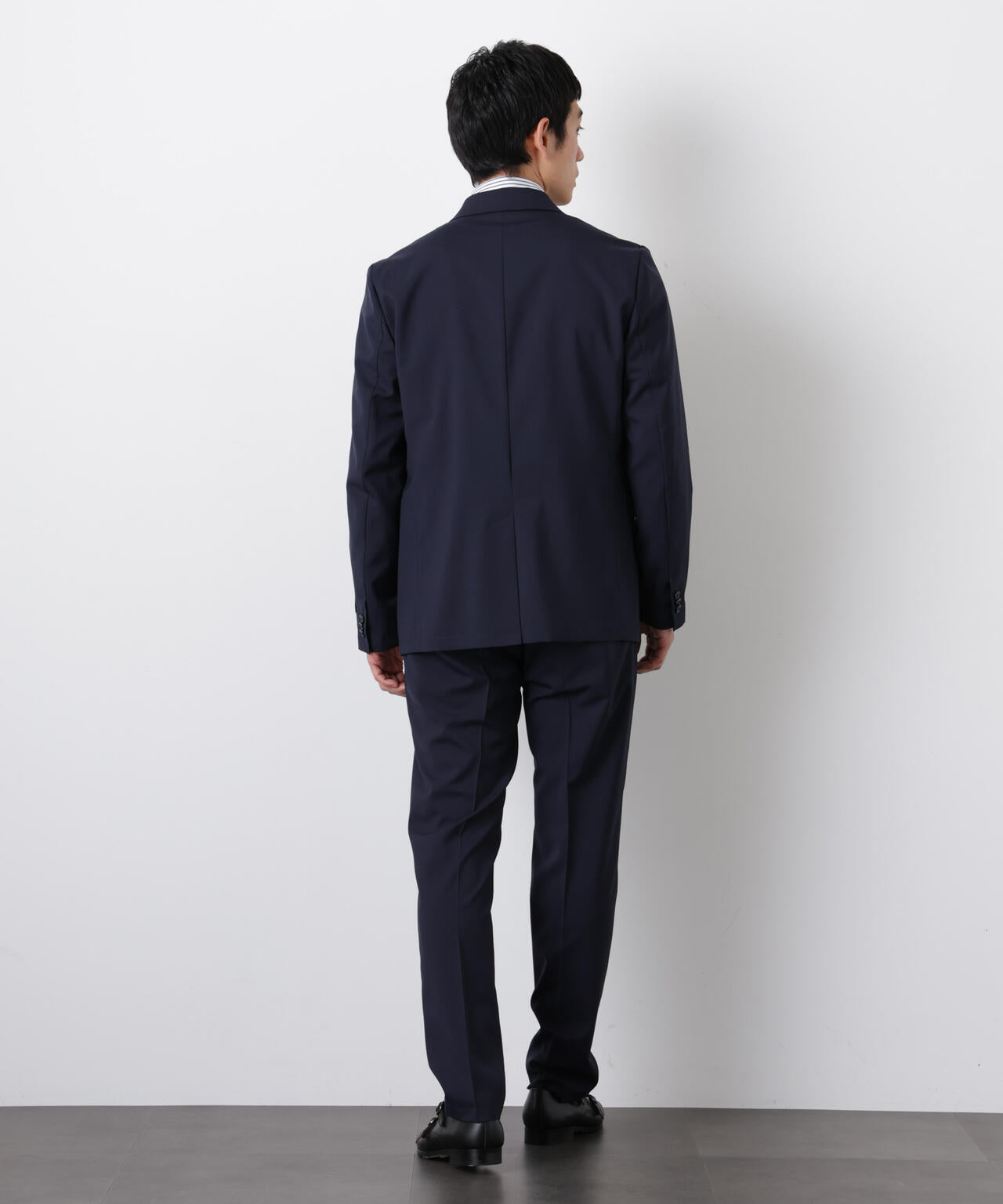 「DamerinoSelect」JAPANfabricウールストレッチパンツ(セットアップ可) 6686129201