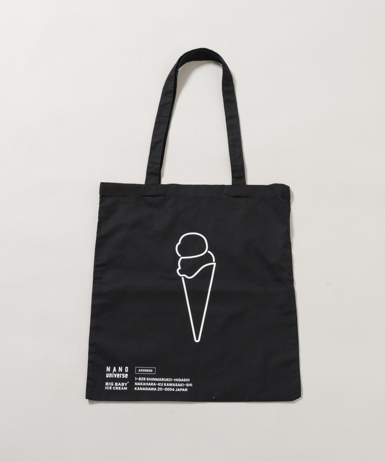 BIG BABY ICE CREAM×NANO universe スーベニアトートバッグ 6686132203