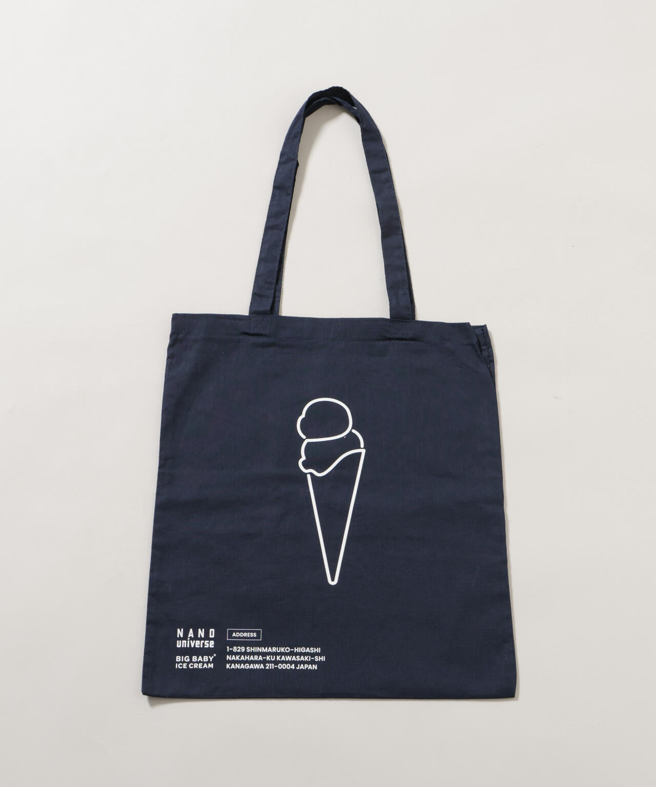 BIG BABY ICE CREAM×NANO universe スーベニアトートバッグ 6686132203