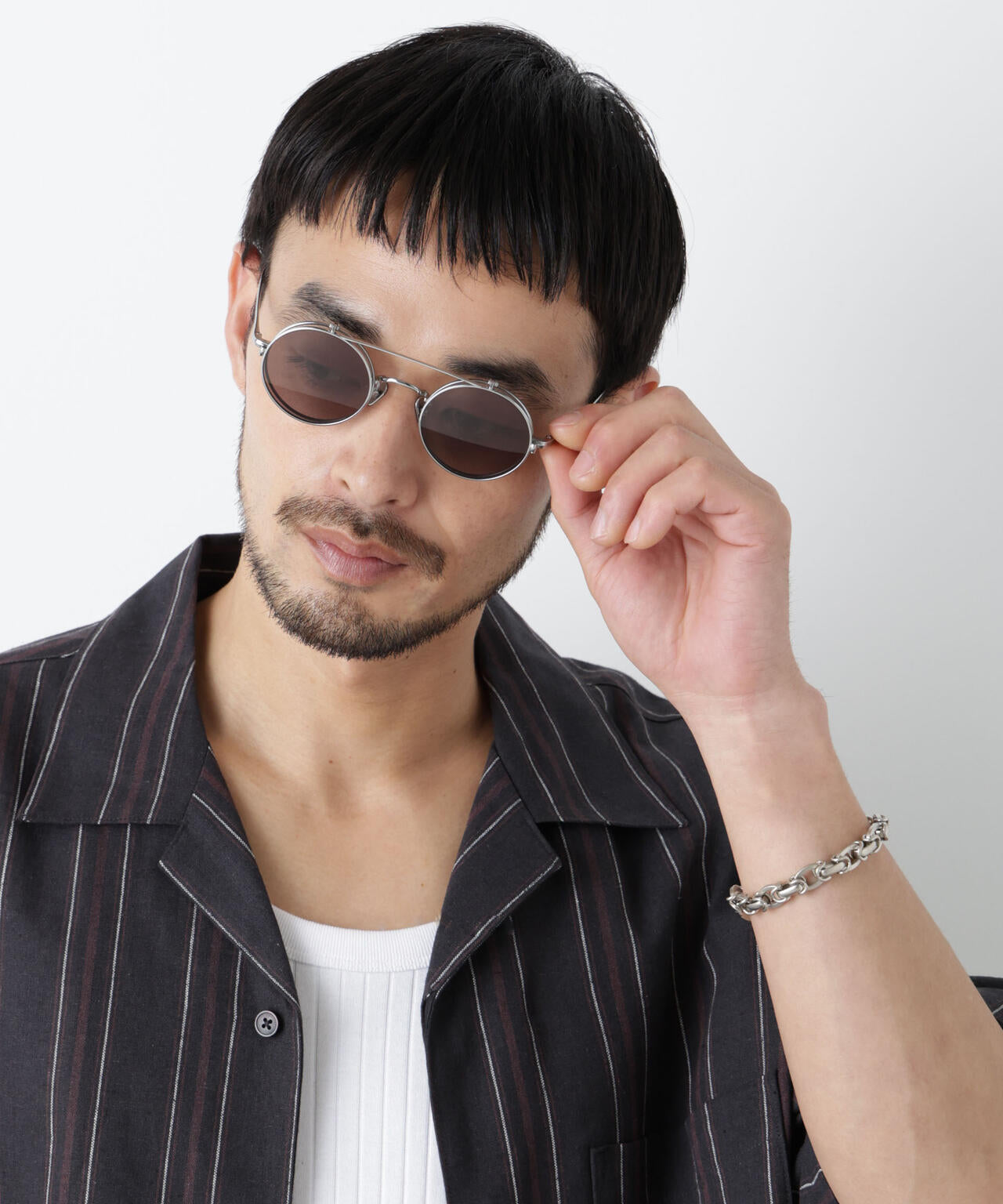 「NJ/CLUB」跳ね上げ式ボストンアイウエア 6686140208
