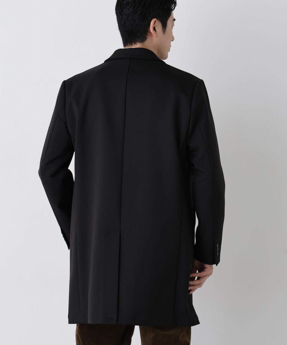 DOWN FABRIC チェスターフィールドコート 6686211207