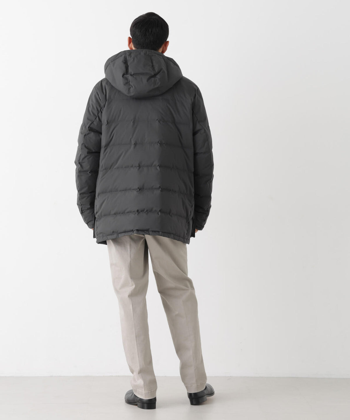 ALLIED FEATHER+DOWN ステッチミドルダウン フード脱着/撥水 6686214202
