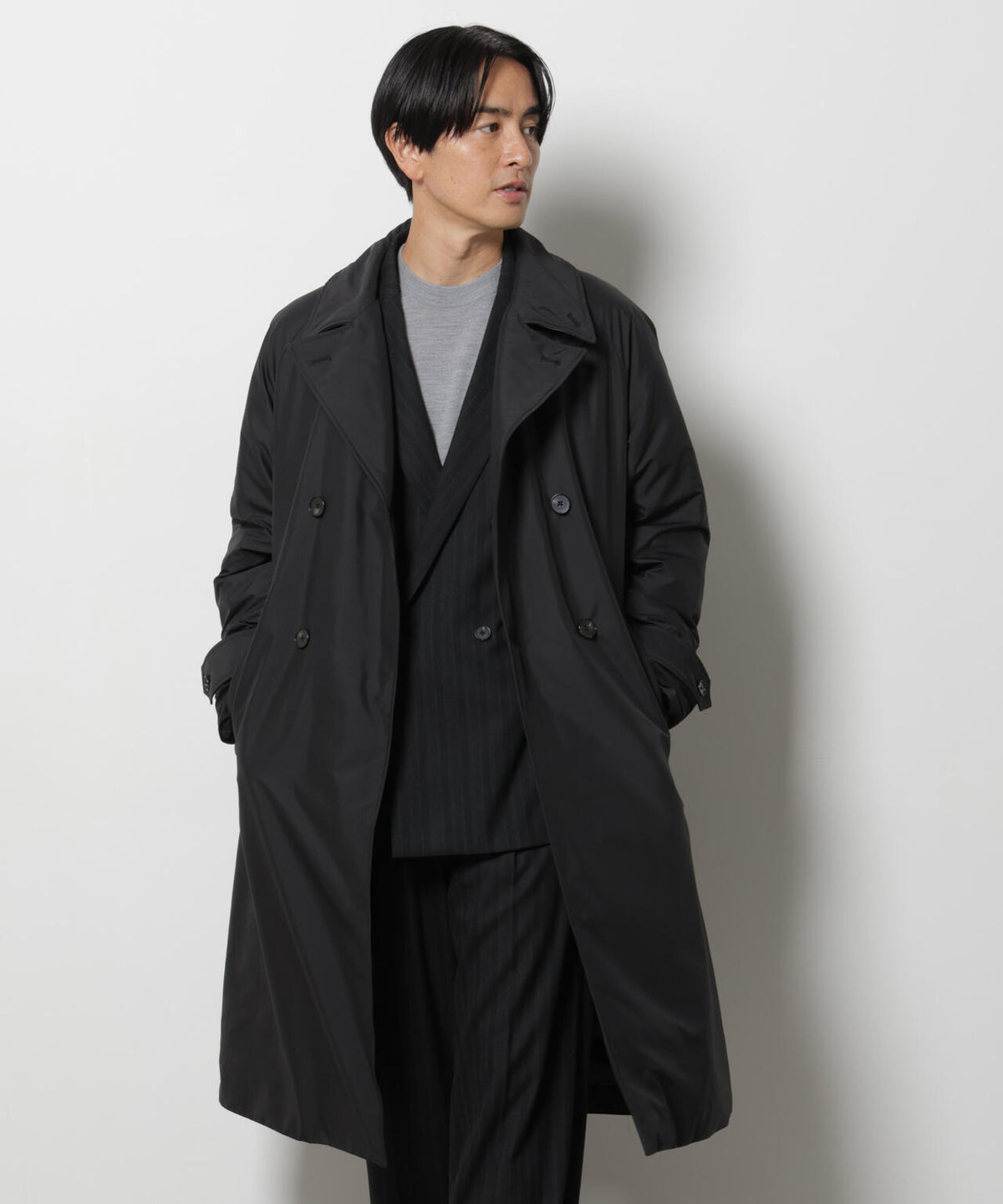 「ASSEMBLANC」 「西川ダウン(R)」 トレンチコート 6686214212