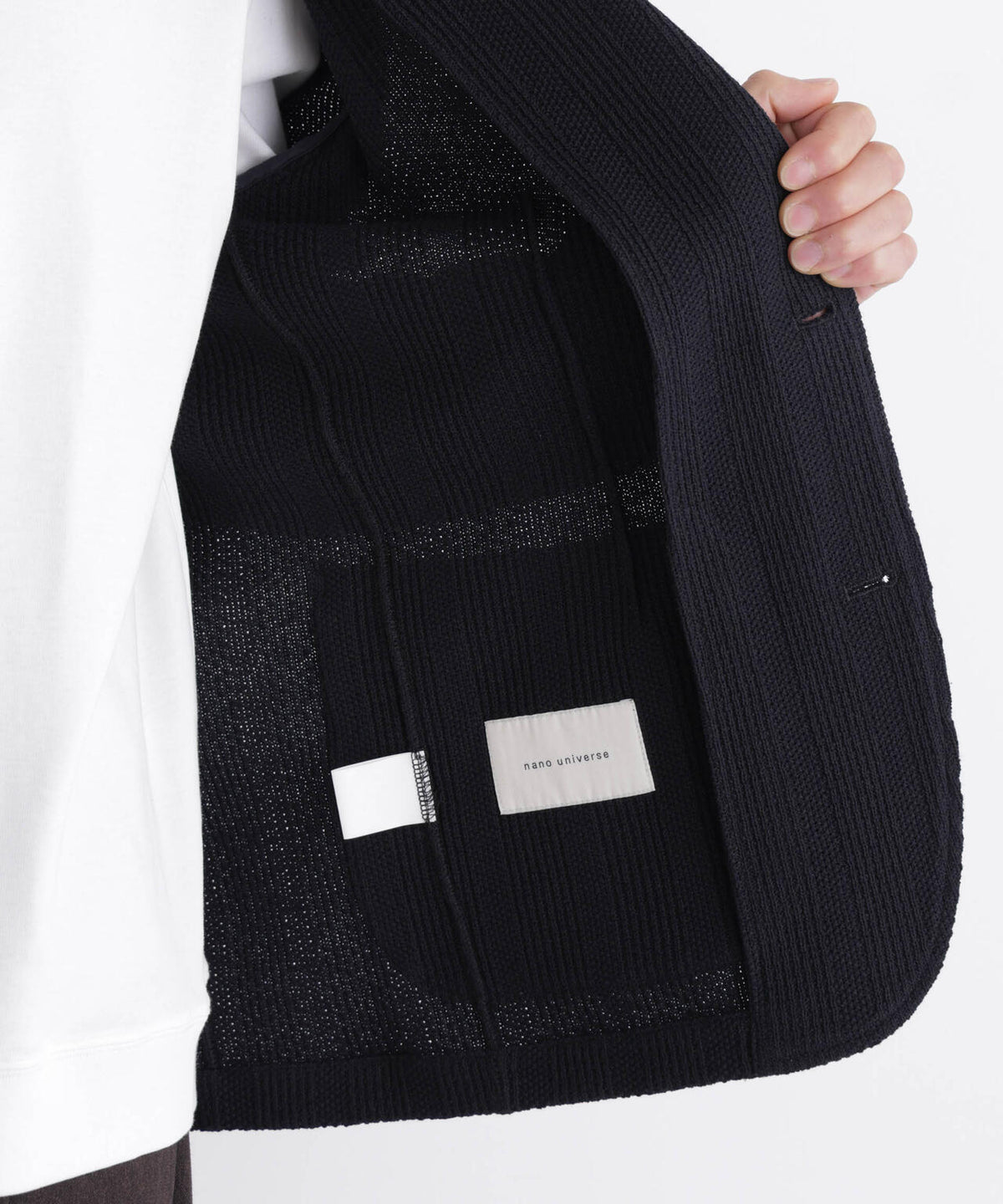 「DamerinoJacket」TEXBRID(R) リンクスストライプジャージージャケット 6686216202