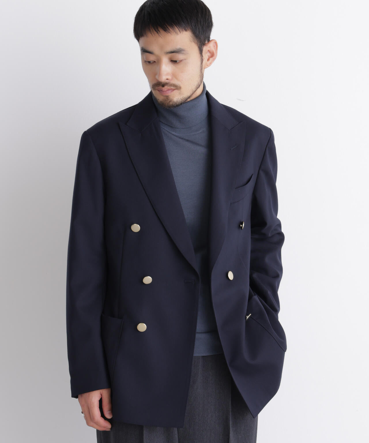 「DamerinoJacket」TWオールシーズンドビーダブルブレストブレザー 6686216203